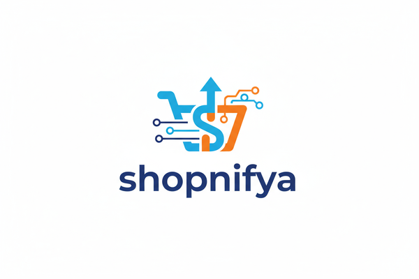 logo for shopnifya name with design